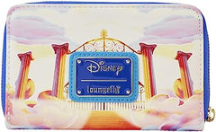 LOUNGEFLY Hercules Mount Olympus Golden Gates Zip Around Wallet