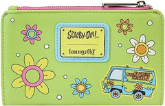 LOUNGEFLY Scooby Doo Psychedelic Monster Chase Glow in the Dark Flap Wallet