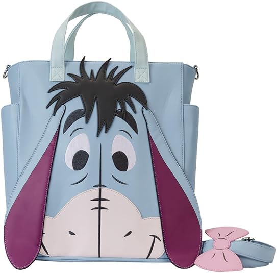 LOUNGEFLY Eeyore Smile Convertible Tote Bag Winnie the Pooh