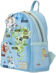 LOUNGEFLY Avatar The Last Airbender Map of the Four Nations Mini Backpack