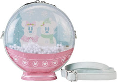 Loungefly Disney Mickey and Friends Winter Snowglobe Crossbody Bag