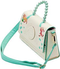 Loungefly Disney Cinderella Gus and Jack Bead Handle Crossbody Bag