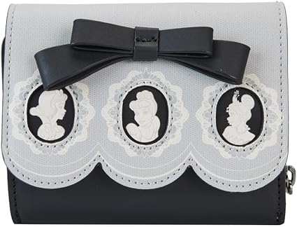 LOUNGEFLY Disney Princess Cameo Portraits Trifold Wallet