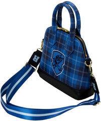 LOUNGEFLY Harry Potter Ravenclaw Patch Varsity Plaid Crossbody Bag