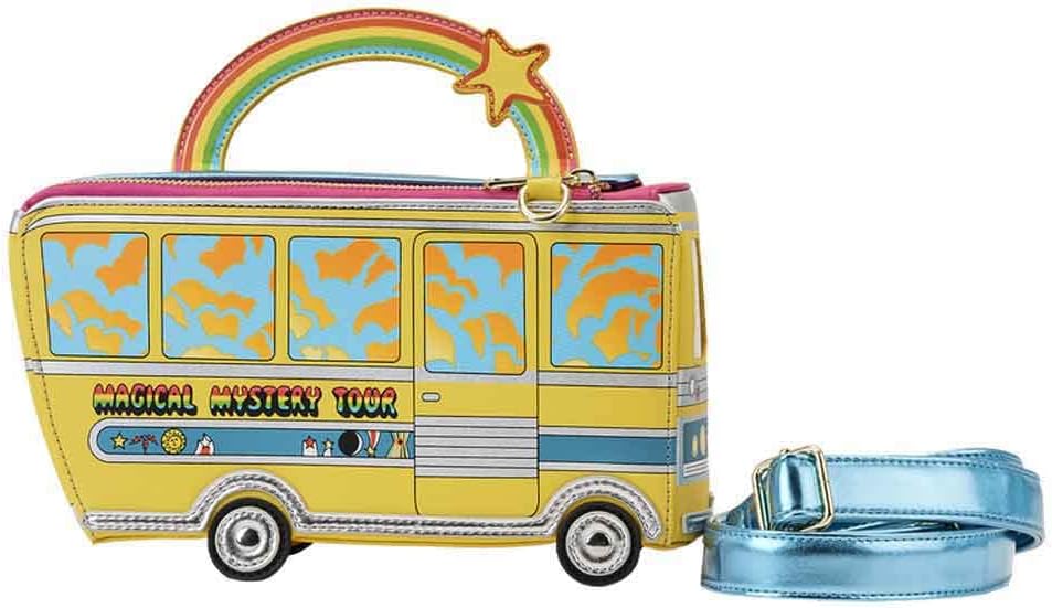 LOUNGEFLY The Beatles Magical Mystery Tour Bus Crossbody Bag