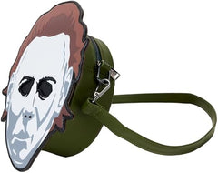 LOUNGEFLY Halloween Michael Myers Mask Glow Crossbody Bag