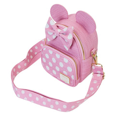 LOUNGEFLY Disney Minnie Straw Mini Convertible Bag