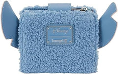 LOUNGEFLY Stitch Plush Sherpa Bifold Wallet