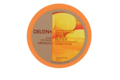 DELON Intense Moisturizing Body Butter, 6.9 Oz (2-Pack) (Mango)