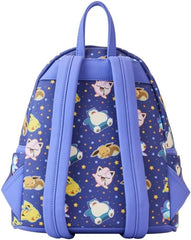 LOUNGEFLY Pokemon Sleeping Pikachu and Friends Mini Backpack
