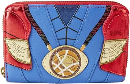 LOUNGEFLY Marvel Metallic Doctor Strange Zip Around Wallet