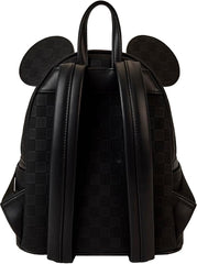 Loungefly Mickey Mouse Checkered Texture Mini Backpack