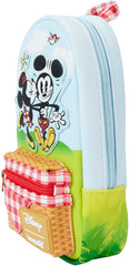 LOUNGEFLY Disney Mickey and Friends Picnic Mini Backpack Pencil Case