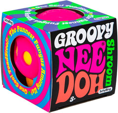 Schylling NeeDoh Shroom - The Groovy Glob! - Assorted Colors - 3 pack