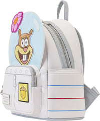 LOUNGEFLY Nickelodeon Spongebob Squarepants Sandy Cheeks Cosplay Mini Backpack