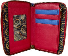 LOUNGEFLY Marvel Metallic Doctor Strange Zip Around Wallet