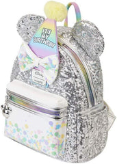 LOUNGEFLY Disney Mickey and Friends Birthday Celebration Mini Backpack