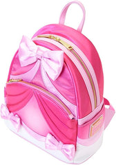LOUNGEFLY Disney Cinderella 75th Anniversary Pink Bow Mini Backpack