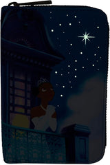 LOUNGEFLY Disney Princess and The Frog 15th Anniversary Zip Around Wallet
