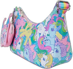LOUNGEFLY MLP All Over Print Crossbody with Coin Bag