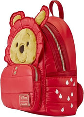 LOUNGEFLY Winnie the Pooh Rainy Day Puffer Jacket Mini Backpack