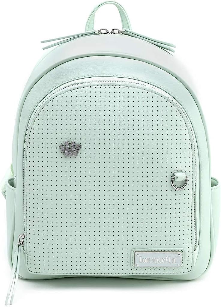 LOUNGEFLY Mint Pin Trader Faux-Leather Mini Backpack