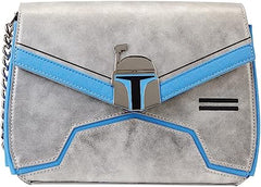 LOUNGEFLY Star Wars Jango Fett Chain Strap Crossbody Bag