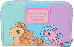 LOUNGEFLY MLP Color Block Zip Around Wallet