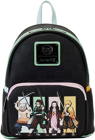 LOUNGEFLY Demon Slayer Heroes Group Mini Backpack