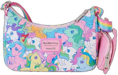 LOUNGEFLY MLP All Over Print Crossbody with Coin Bag