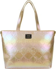 LOUNGEFLY Sanrio 50th Anniversary Gold Tote Bag