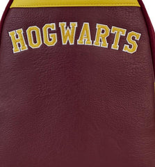 LOUNGEFLY Harry Potter Hogwarts Crest Varsity Jacket Mini Backpack