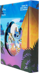 LOUNGEFLY Disney Stitch Camping Cuties 3" Collector Box Pin