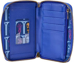 LOUNGEFLY Hercules Mount Olympus Golden Gates Zip Around Wallet