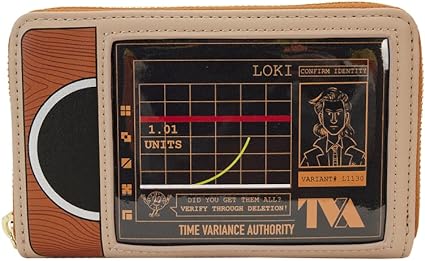Loungefly Loki Tva Zip Around Wallet