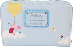 LOUNGEFLY Disney Winnie the Pooh and Friends Floating Balloons Zip Around Wallet