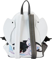 LOUNGEFLY How to Train Your Dragon Light and Night Fury Mini Backpack