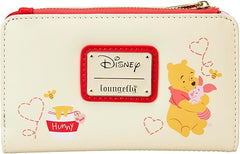 LOUNGEFLY Disney Winnie The Pooh Love Letter Flap Wallet