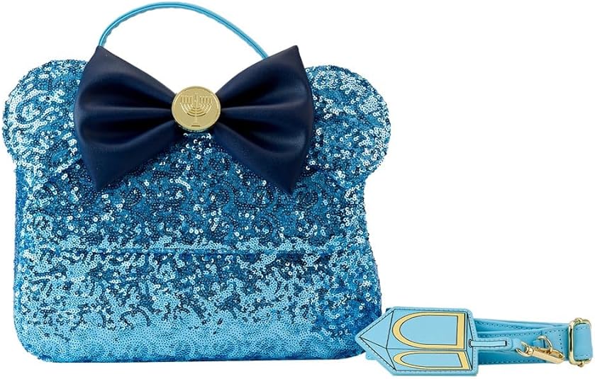 Loungefly Disney Minnie Hanukkah Dreidel Disney Crossbody Bag