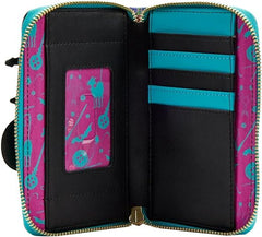 LOUNGEFLY Coraline Glow-in-the-Dark House Zip Around Wallet