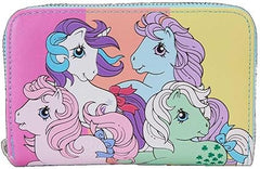 LOUNGEFLY MLP Color Block Zip Around Wallet