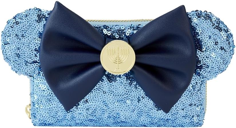 Loungefly Disney Minnie Hanukkah Menorah Zip Around Wallet