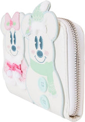 Loungefly Disney Mickey & Minnie Pastel Snowman Disney Wallet