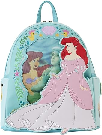 LOUNGEFLY The Little Mermaid Ariel Princess Lenticular Mini Backpack