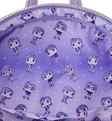 Loungefly BTS Logo Iridescent Purple Mini Backpack