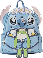 LOUNGEFLY Disney Stitch Springtime Daisy Mini Backpack