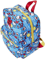 LOUNGEFLY Sanrio Hello Kitty 50th Anniversary All Over Print Square Nylon Mini Backpack