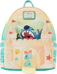 LOUNGEFLY Disney Stitch Sandcastle Beach Surprise Mini Backpack