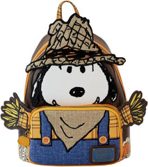 LOUNGEFLY Peanuts Snoopy Scarecrow Cosplay Mini Backpack