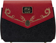 LOUNGEFLY House of the Dragon All Over Print House Targaryen Crossbody Bag